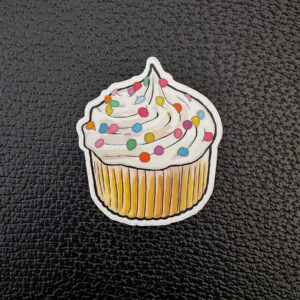 Cupcake Sticker on tolex