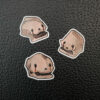 3 Skull Stickers on tolex