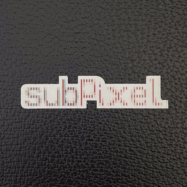 subPixel Sticker on tolex